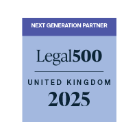 Legal 500 'Next Generation Partner' 2025